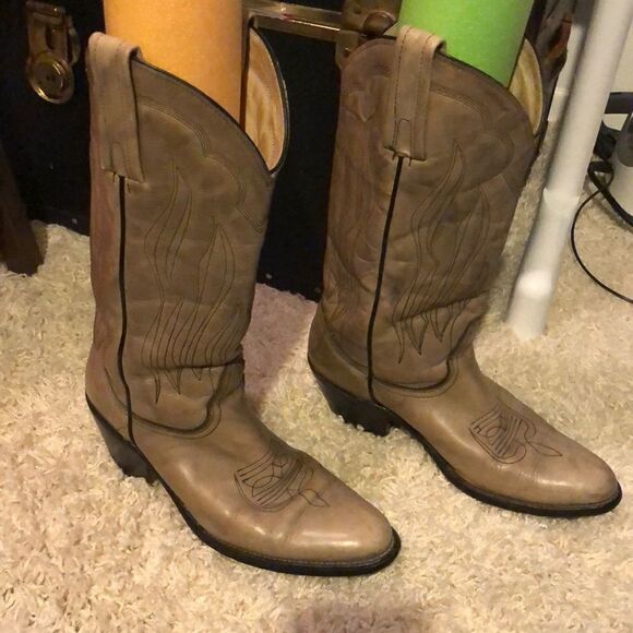 Awesome Vintage Frye Cowboy Boots Mens 9.5 womens 11 main image 8